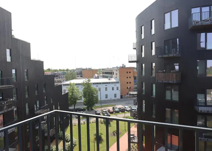 公寓 Aatrium Kinnisvara Riia Str 20a Apartment, 7-th Floor 塔尔图